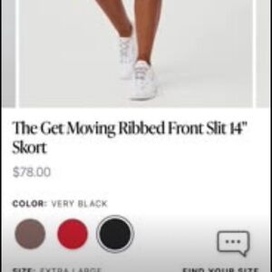 Spanx ribbed skort